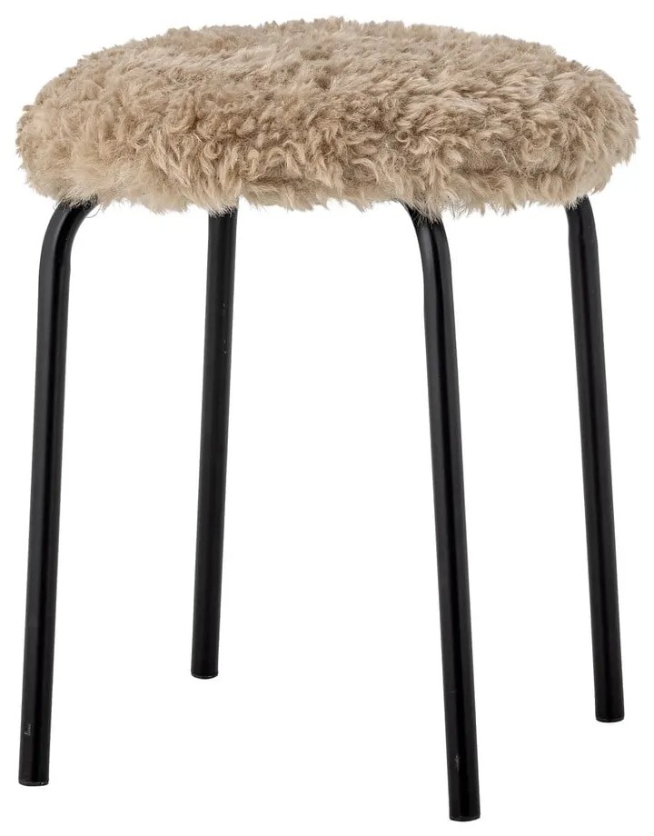 Бежов метален стол за подреждане Linard – Bloomingville