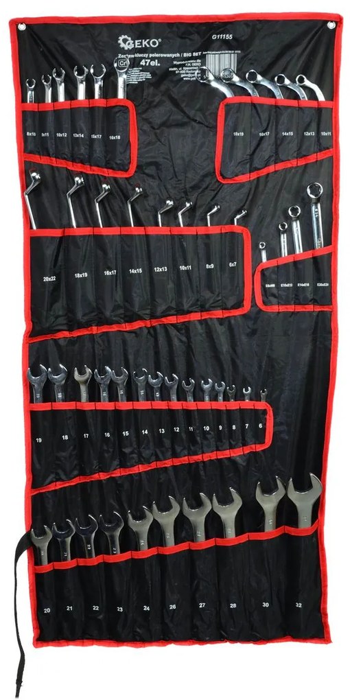 Комплект гаечни ключове 47бр. CrV BIG SET G11155