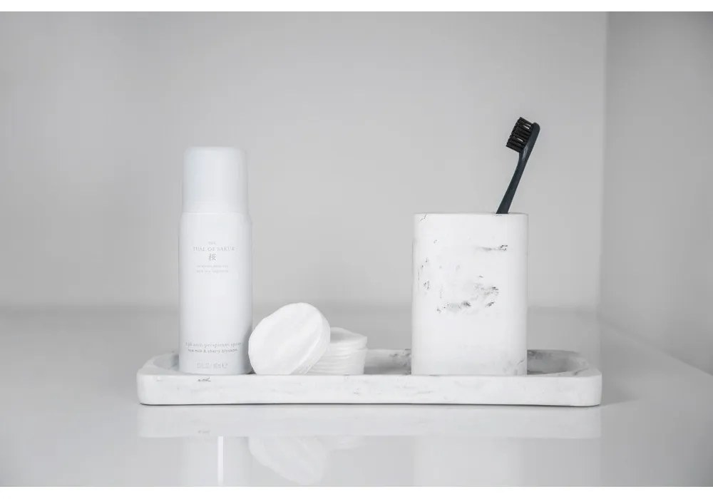 Бяла и сива табла за баня Desio - Wenko