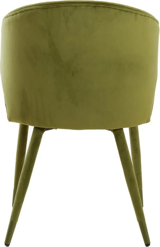 Зелени тапицирани трапезни столове в комплект 2 бр. Kosaka – Light &amp; Living