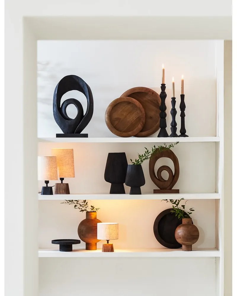 Дървена статуя Randa - Light &amp; Living