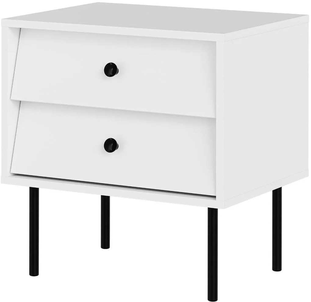 Нощно шкафче Valerio 2S-Leuko