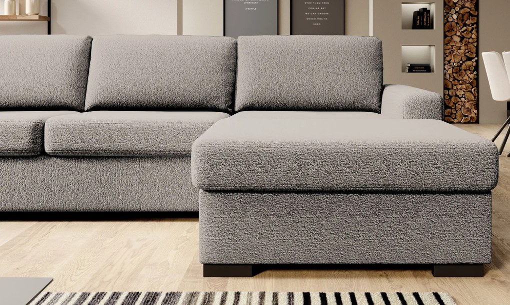 Ъглов Диван Орхидея-Екрю-Десен