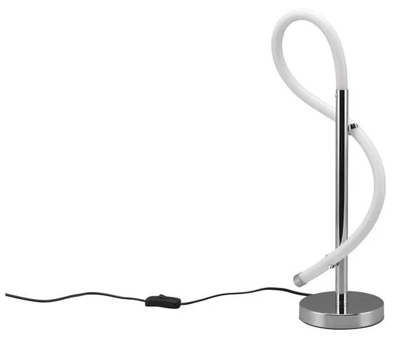 LED настолна лампа в лъскаво сребро (височина 54 см) Argos - Trio