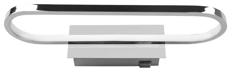 LED лампа за стена в лъскаво-сребрист цвят (дължина 40 см) Gianni - Trio