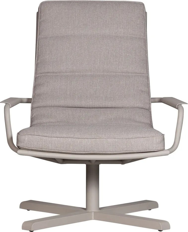 Светлосиво метално градинско кресло Coosa – Exotan