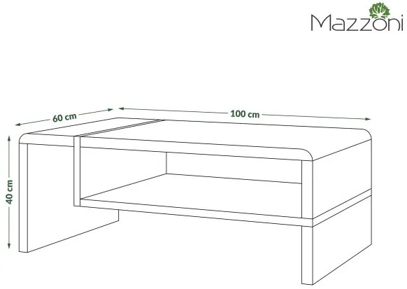 ФОЛК Бежов (Шампанско) / Дъб Артисан - МОДЕРНА ХОЛНА МАСА С РАФТ