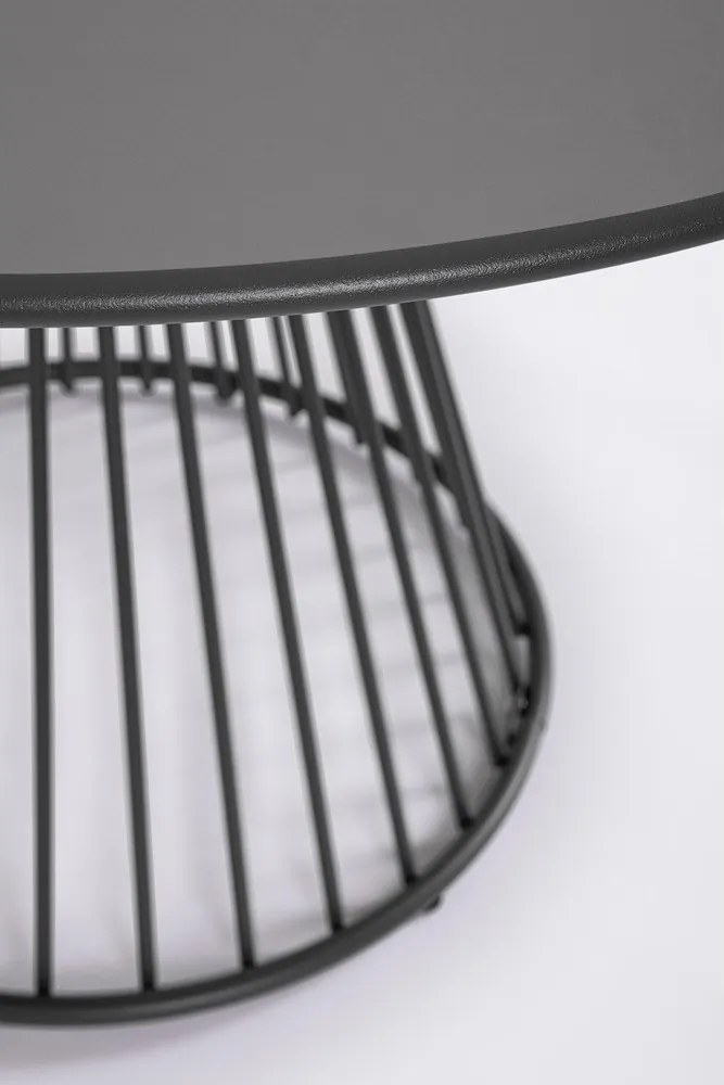 Стоманена кръгла градинска маса за хранене ø 120 cm Austin – Bizzotto