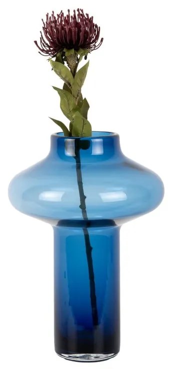 Синя стъклена ваза (височина 37 cm) Asombroso – PT LIVING
