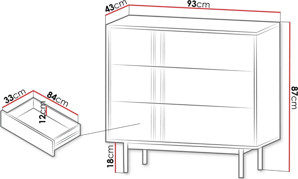 Бюфет Alsy Reg mini-Светлобежов