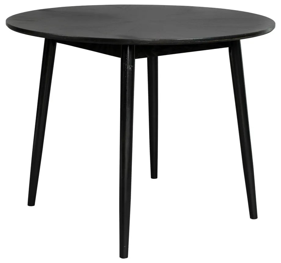 Кръгла маса за хранене с дъбов плот ø 100 cm Fabio - White Label