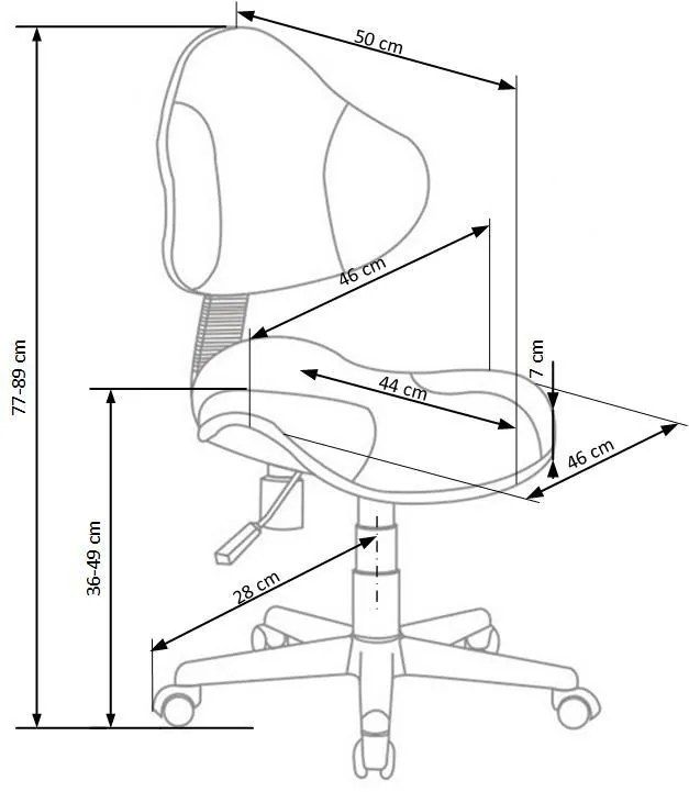 Детски стол FLASH 2