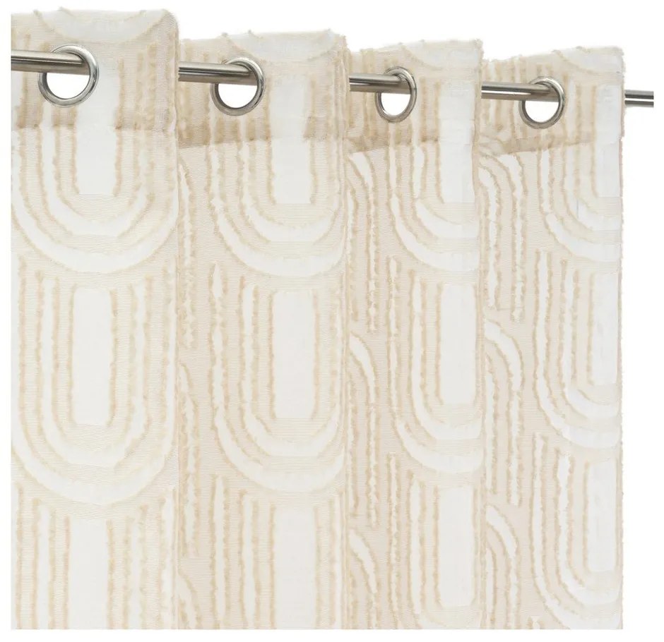 Бежова завеса 140x260 cm Relief Arch – Casa Selección