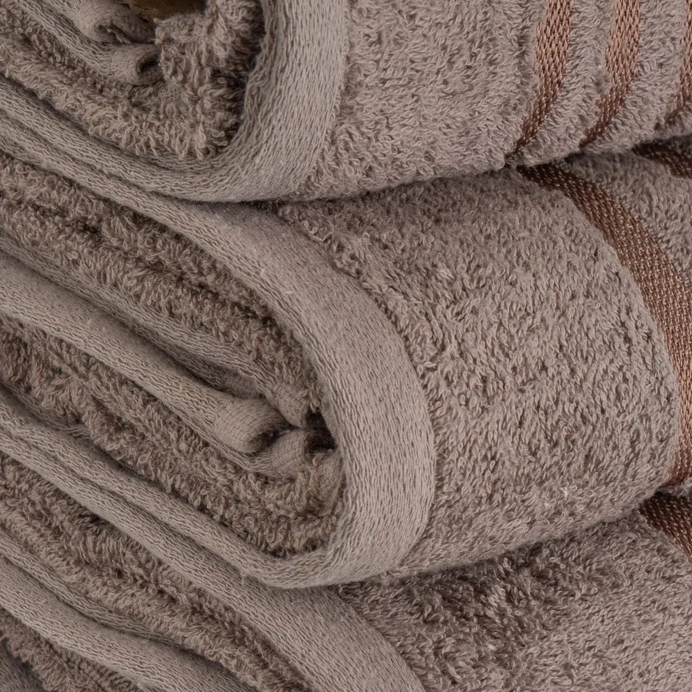 Кафява памучна кърпа от тери 50x100 cm Simple – Casa Selección