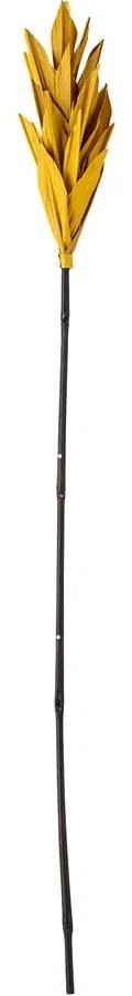 Жълта декорация във формата на палмово листо Afina, височина 93 cm Olise - Bloomingville