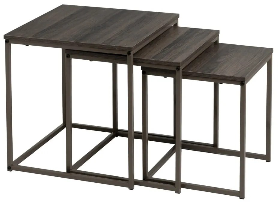 Сгъваеми маси в комплект от 3 броя 40x40 cm - Casa Selección