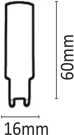 Лампа LED InLight G9 10W 6500K