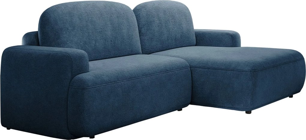 Ъглов диван Alivar-Синьо-Десен