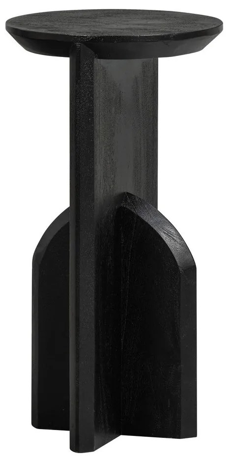 Кръгла странична масичка от масивна акация ø 30 cm Kioni – WOOOD