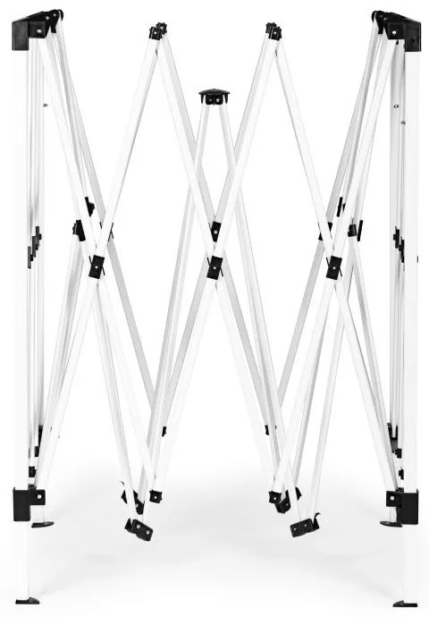 Градински павилион 3х3 м с автоматично разгъващ се покрив Зелено