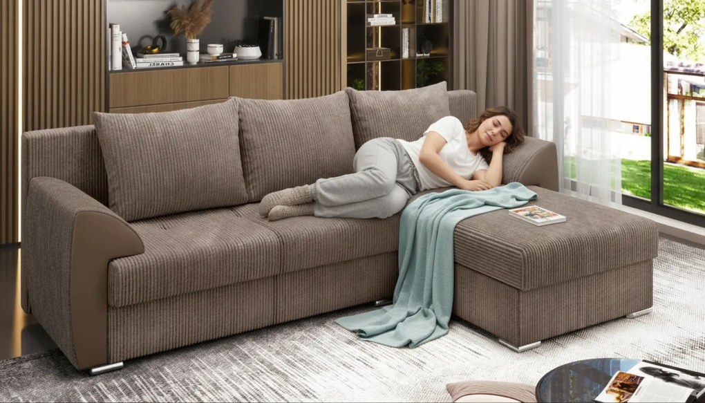 Разтегателен ъглов диван Норд