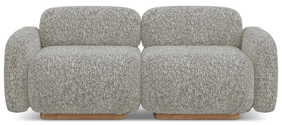 Сив модулен диван 190 cm Ailani – Makamii