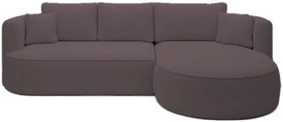 Ъглов диван Айрис Мини-кафяв-десен