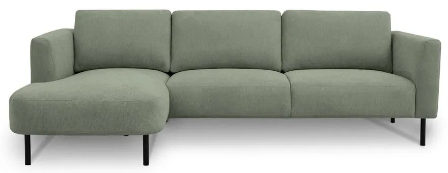 Зелен ъглов диван (ляв ъгъл) Hero – Scandic
