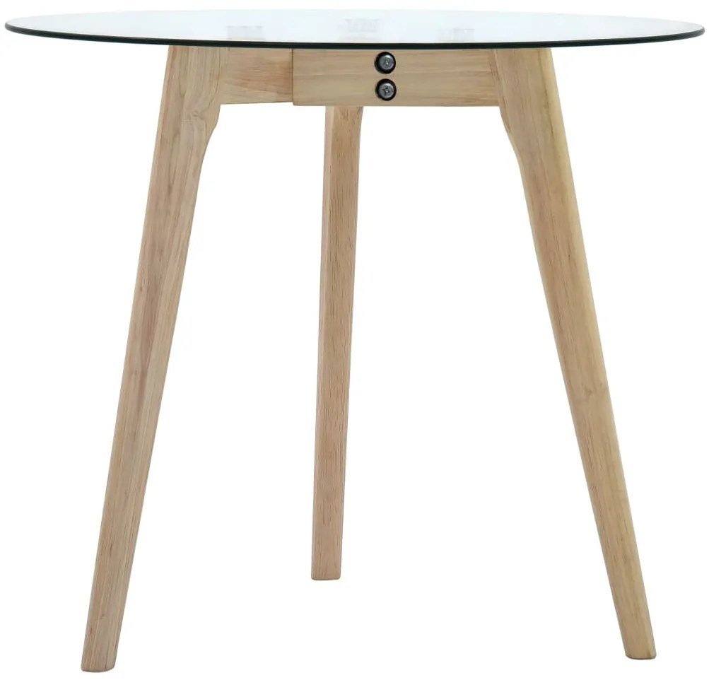 249501 vidaXL Комплект странични маси, 2 бр, закалено стъкло