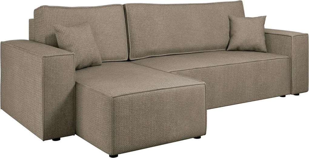 Ъглов диван Karl II-Кафяв