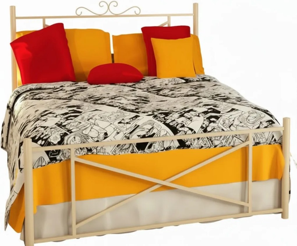 Легло Orion-90x190-Ecru-Με ποδαρικό