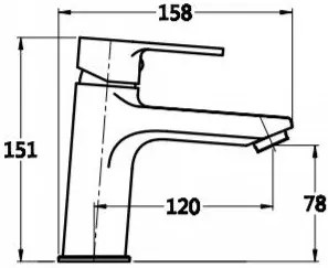 Кран за тоалетна Ideal Vector