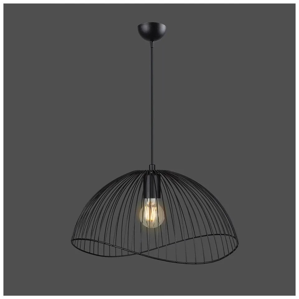 Черно висящо осветително тяло ø 40 cm Way – Squid Lighting