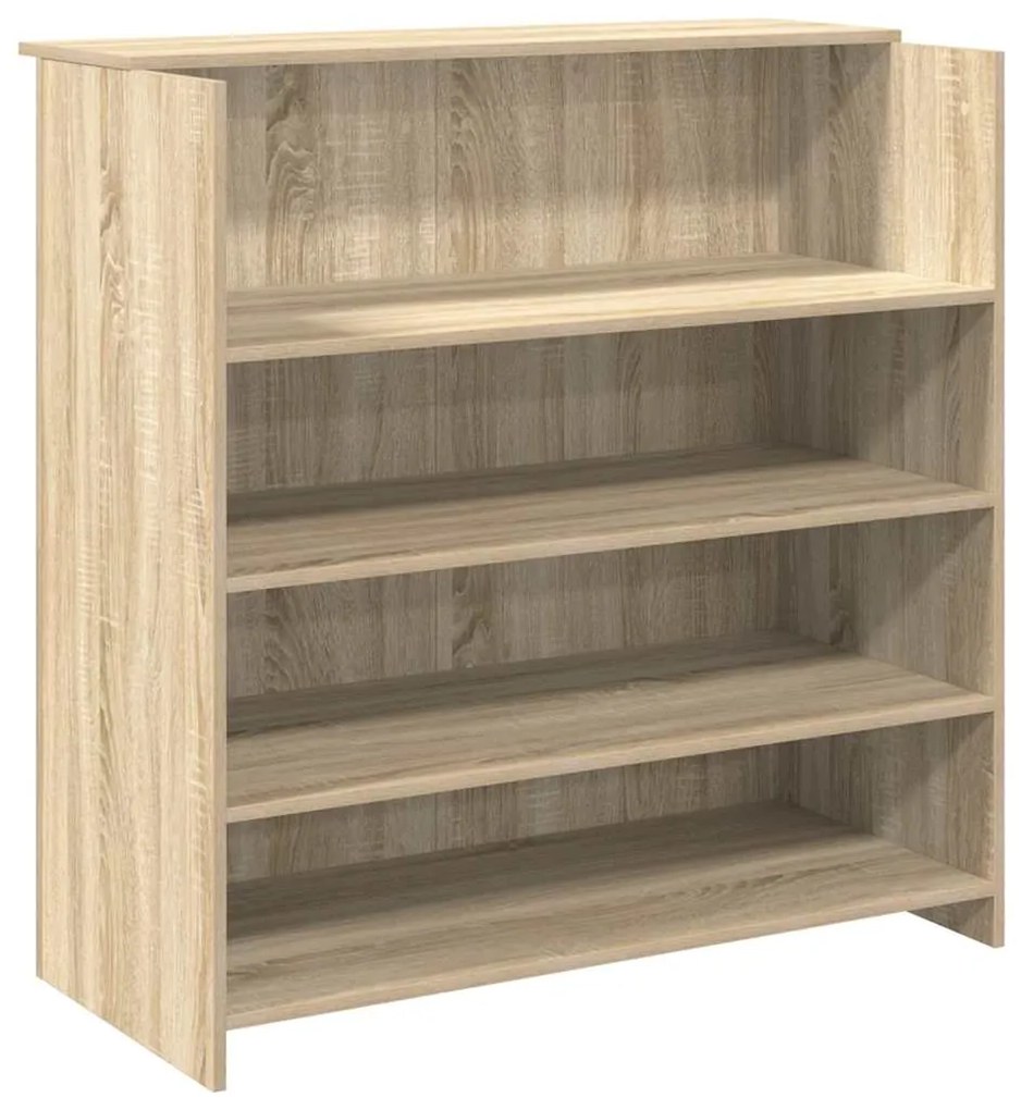 3324162 vidaXL Рецепционно бюро, дъб сонома, 100x50x103,5 см, инженерно дърво