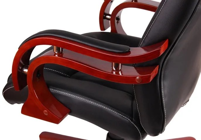 Черен масажен стол на колела с дистанционно управление BSL004M