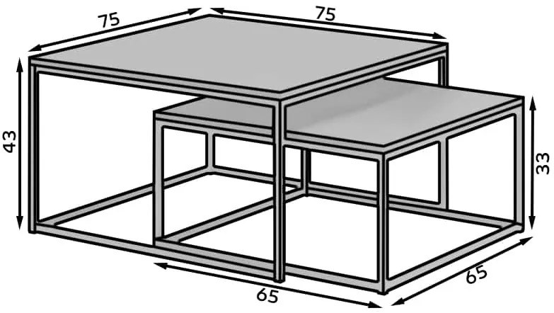 Холни маси комплект Lulu-Xruso - Leuko