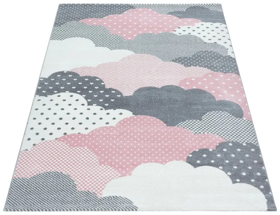 Розово-сив детски килим 160x230 cm Bambi – Ayyildiz Carpets