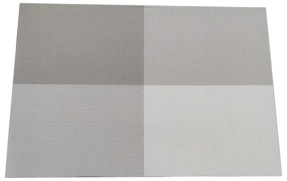 Сива подложка от пластмаса 2 бр. 30x45 cm Chess - JAHU collections