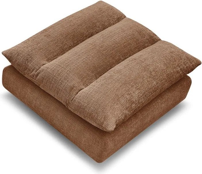 Оранжева шенилова табуретка Neil – Bobochic Paris