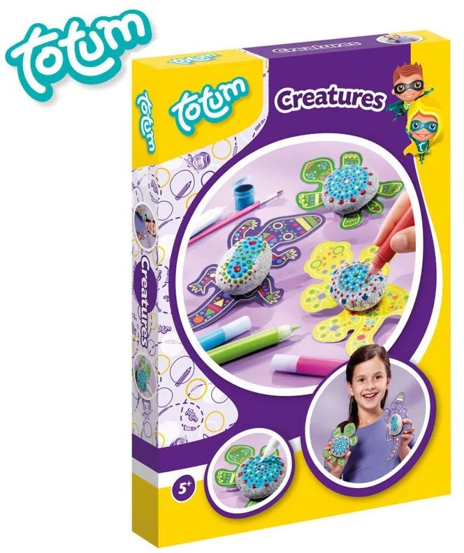 Totum - Направи и оцвети - Причудливи създания