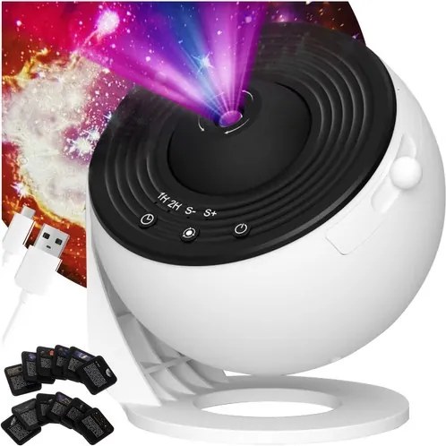 LED проектор на звезди Izoxis 24941 - нощна лампа с ефект на звездно небе