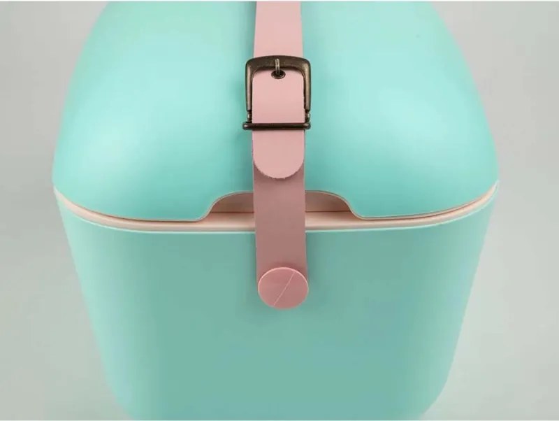 Хладилна чанта Polarbox Pop, 20 литра, AIRPOP полистирол, 5-15C до 24 часа, Син/Розов