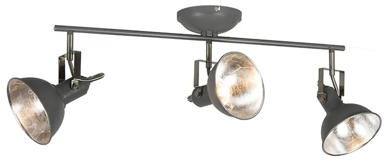 Индустриален прожектор антрацит въртящ се и наклонен 3-светлина - Tommy