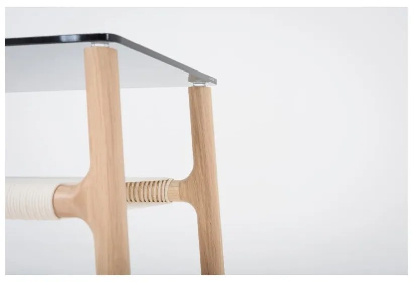 Сгъваема маса от масивна дъбова дървесина Fawn - Gazzda