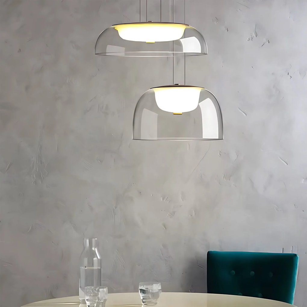 Висяща LED лампа APP1690-1PC B Gold