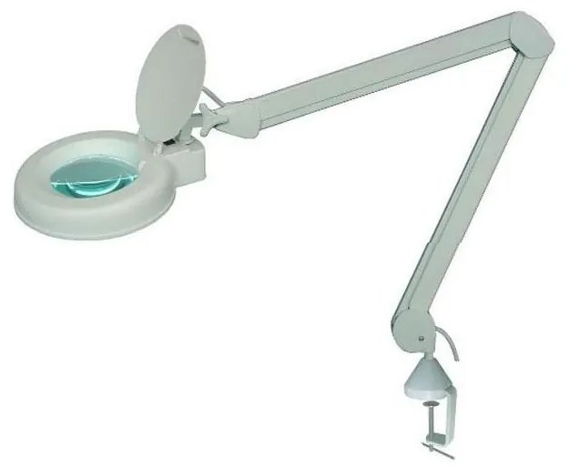 LED настолна лампа с лупа LED/5W/230V бял