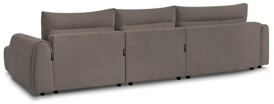 Кафяв ъглов диван Aden – Bobochic Paris