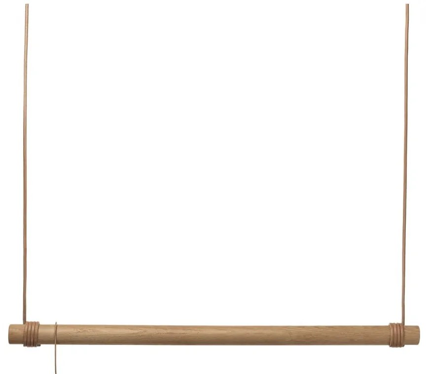 Стенна закачалка от масивен дъб в естествен цвят 110 cm Swing L – LIND DNA