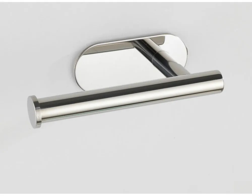 Държач за тоалетна хартия от неръждаема стомана Turbo-Loc® Shine без пробиване Orea - Wenko