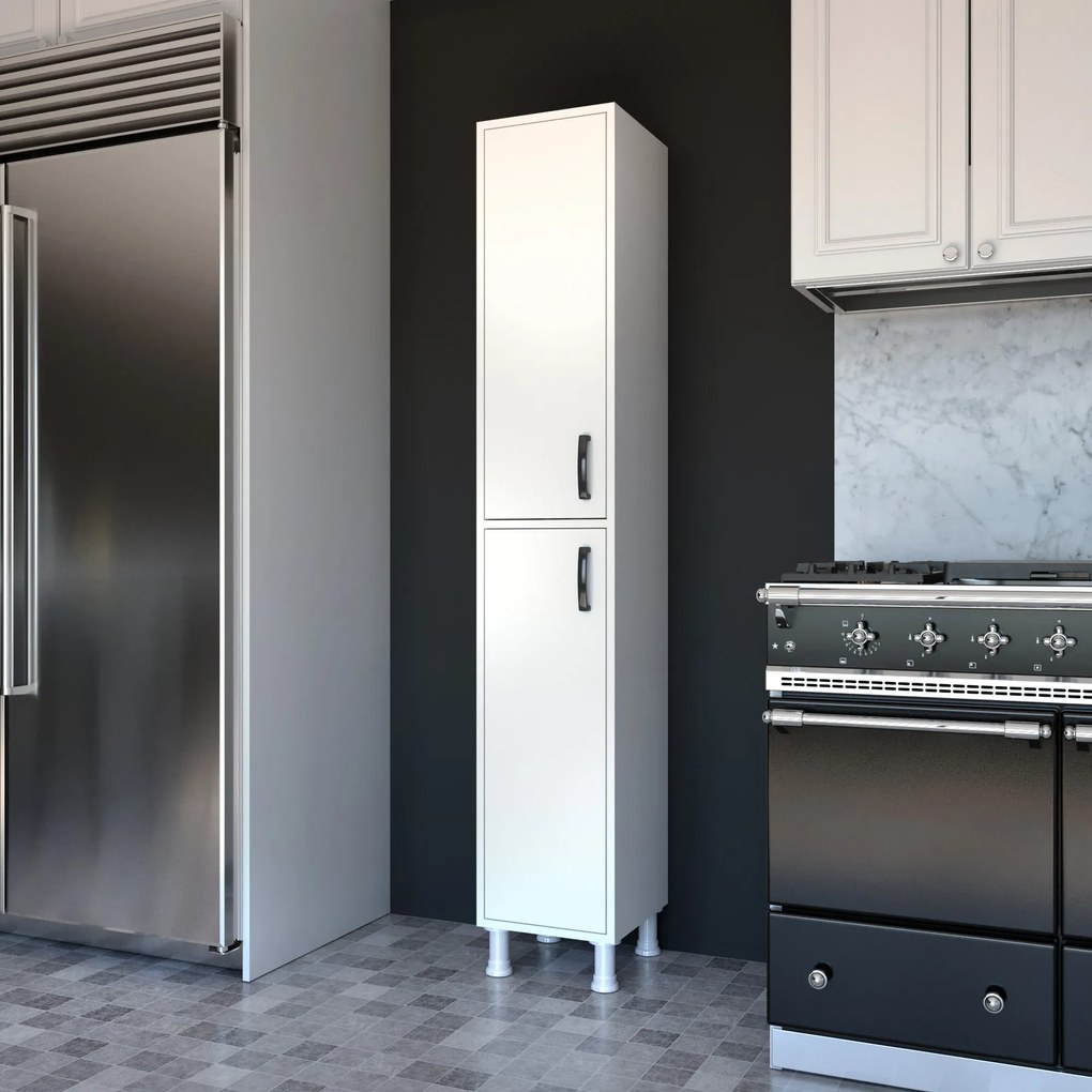 Многофункционален шкаф M1, цвят Бял